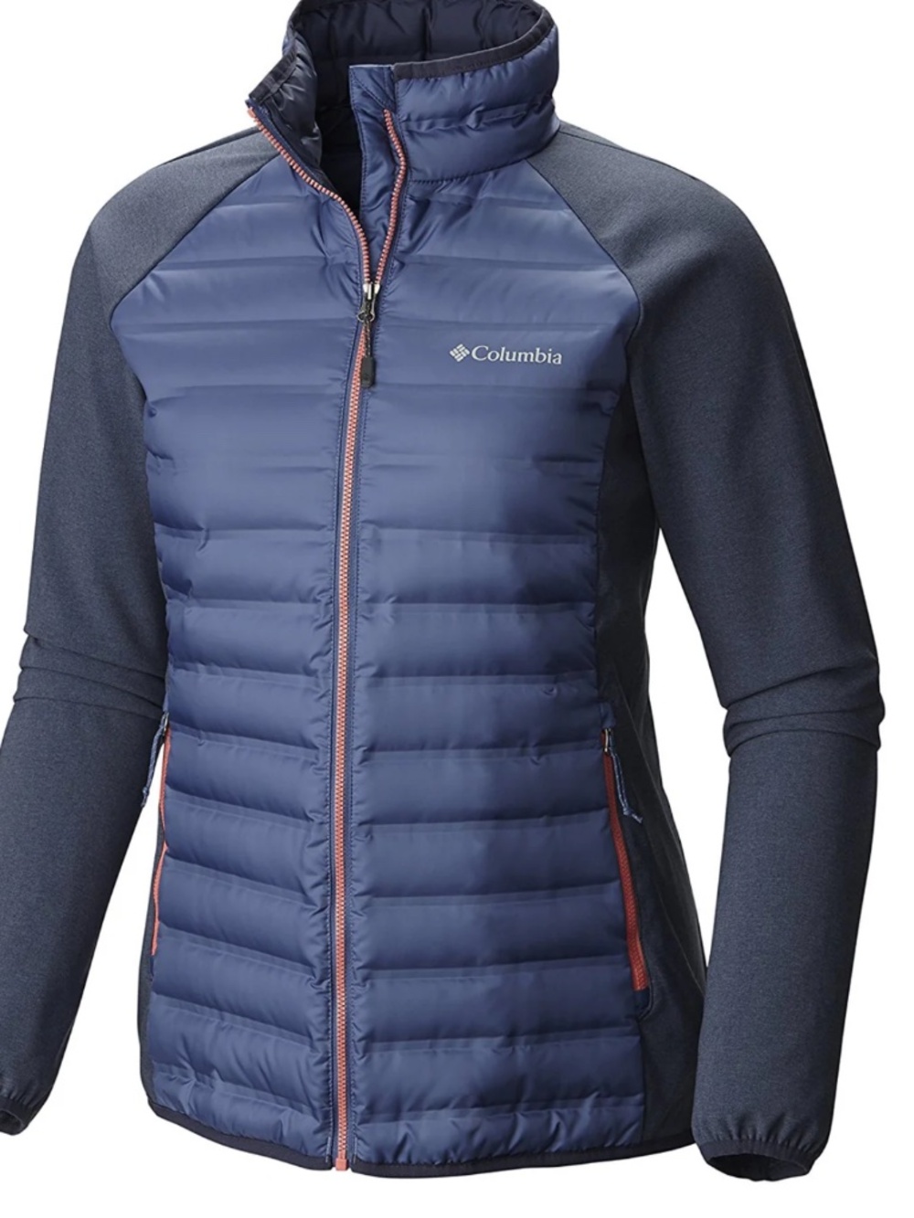 Columbia Women's Flash Forward Hybrid Jacket, Bluebell/Nocturnal  women's hybrid